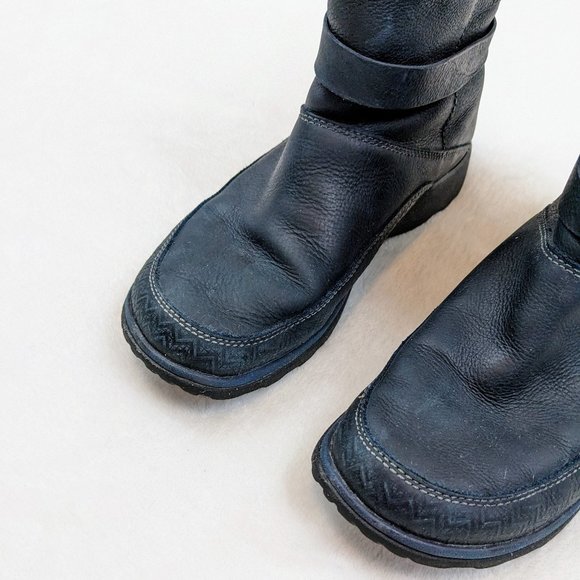 Chaco Hopi Boot Blue Steel Wool Leather - Picture 6 of 14